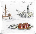 Arvidssons Textil Fiskeskär putetrekk 47 x 47 cm Hvit