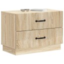  Nattbordskap Sonoma eik 62 x 34,5 x 44,5 cm Konstruert tre