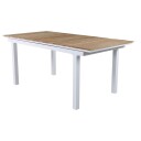 Venture Home Mexico hagebord inkl. tilleggsplate 160, 240 cm hvit, natur . 1647419-01-136 1564677-01-0