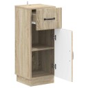 vidaXL Baderom Oppbevaringsskap HOORN Sonoma eik 30 x 31 x 77 cm