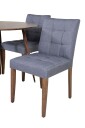 Venture Design Willa spise stol Grå Textil/natur Grå