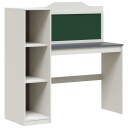  Krittavle skrivebord med hylle Hvit og grå 120 x 45 x 118.5 cm