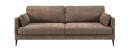 Andorra sofa, 3-seters, brun