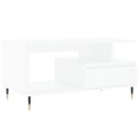 Salongbord hvit 90x49x45 cm konstruert tre