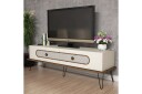 Hovdane TV benk 145 cm   Brun/Hvit