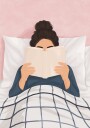 Girl Reading a Book Plakat / 70x100cm