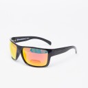 Solbriller Horsefeathers Zenith Sunglasses Gloss Black/Mirror Red Universal