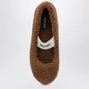 Moon Boot Mb Shearling Ballerina   Brown   40
