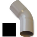 Plastmo bend Ø90mm 75° grafitt gray 90 mm