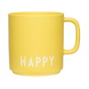 Design Letters favorittkopp med hank 25 cl Yellow