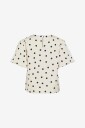Vila Viellette 2/4 Satin Puff Top   Noos   Cream   36