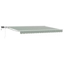 vidaXL Manuell markiseramme med LEDs