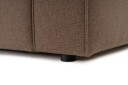 Abbas 4 seters Sofa med Divan   Brun