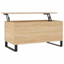  Salongbord sonoma eik 90x44,5x45 cm konstruert tre 8721012112940
