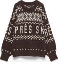 Vero Moda Vmmoritz Ls O Neck Pullover   CHOCOLATE TORTE   L