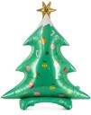 PartyDeco Folieballong Stående Juletre