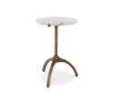 Cortina sidebord white marble