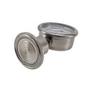 Kegland 1.5" Trykkmåler 0-2 bar Tri-Clamp væskefylt manometer