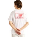 New Balance Woven Label T Shirt   White   XXL