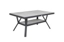 Brafab Samvaro sofagruppe Antrasitt med grå pute 2 st 2 seter ende hjørne midtdel & bord 140x90 cm