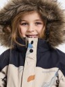 Didriksons Kids' Bjärven SE Coverall 2 Winter Ocean Multi Reflex 140