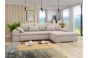 Naoma Sofa med Sjeselong 3 seter   Beige