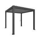Biohort Pergola størrelse 3 x 3 metallic mørkegrå/sølv