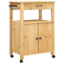  Kjøkkenvogn MONZA 60x40x90 cm heltre furu 376097