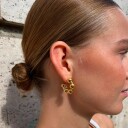 Jane Kønig Big Atomic Ørering Single BAC-SS24-G - Dame - 925 sterling silver