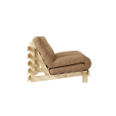 Karup Design Roots 140 Sovesofa, Mocca/Natur 1580330-07-0 1580330-03-0