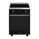 Smeg Induksjonskomfyr 60 cm Classica Svart C6IPBLT2