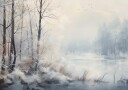 Winter Poster Plakat / 40x50cm