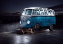 VW Kleinbus Poster Plakat / 50x70cm