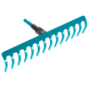 Gardena Hagerive 36 cm med 14 tenner i rustfritt stål