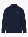 Bergans Inner:Pure Merino Youth Half Zip Blå 128