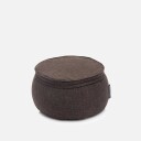 Wing Ottoman Hot Chocolate Brun