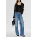 Emporio Armani Dame Jeans Blå W26,