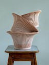 Daisy Krukke med Tallerken Rosa Ø25 cm