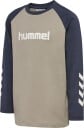 Hummel Genser   HmlJR Logo   Vintage Khaki   Hummel   7 8 år (122 128)   Genser Beige Blå Hvit Marineblå