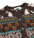 Molo Genser   Strikk   Bobby   Mini Fair Island   Molo   3 år (98)   Genser Brun Grønn Hvit