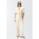 Pinko Dame Bukser Beige M,