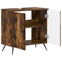 vidaXL Baderomsvaskeskap BREDA Røkt Eik 59,5 x 31,5 x 59 cm