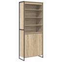  Høye Skap 2 pcs Sonoma 60 x 36 x 300 cm Konstruert tre