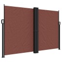  Uttrekkbar sidemarkise 160x1200 cm brun 4004824