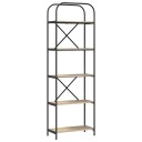  Bokhylle Sonoma eik 60 x 30 x 183 cm Konstruert tre