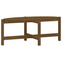 vidaXL Salongbord honningbrun 118x63x45 cm heltre furu
