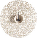 CHILEWICH Pressed Petal Spisebrikke 38cm CHAMPAGNE Rund