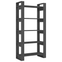 vidaXL Bokhylle/romdeler gr? 80x35x160 cm heltre