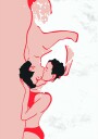 Ethereal Kiss In the Waves Plakat Plakat / 50x70cm