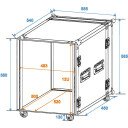 Roadinger Rack Profi 12u 45cm With Wheels